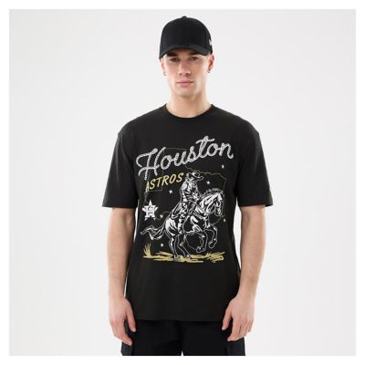 New Era Men's MLB Houston Astros Injection Lifestyle Urban Ranchwear T-Shirt