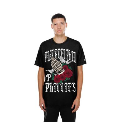 New Era Men's MLB Philadelphia Phillies Lifestyle Blessed Aesthetic T-Shirt