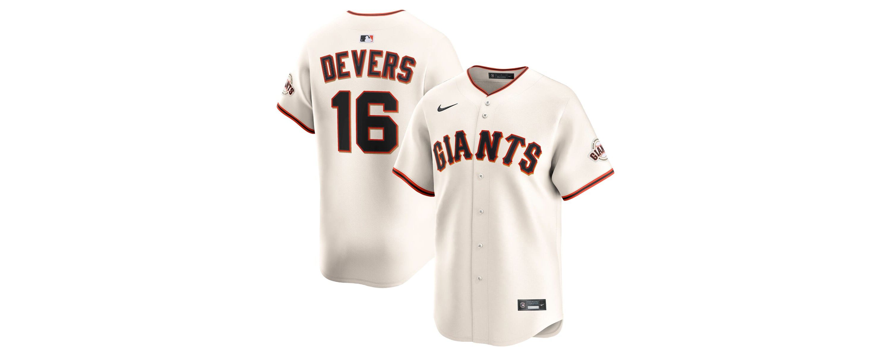 MLB Nike Rafael Devers San Francisco Giants Home Limited Player Jersey