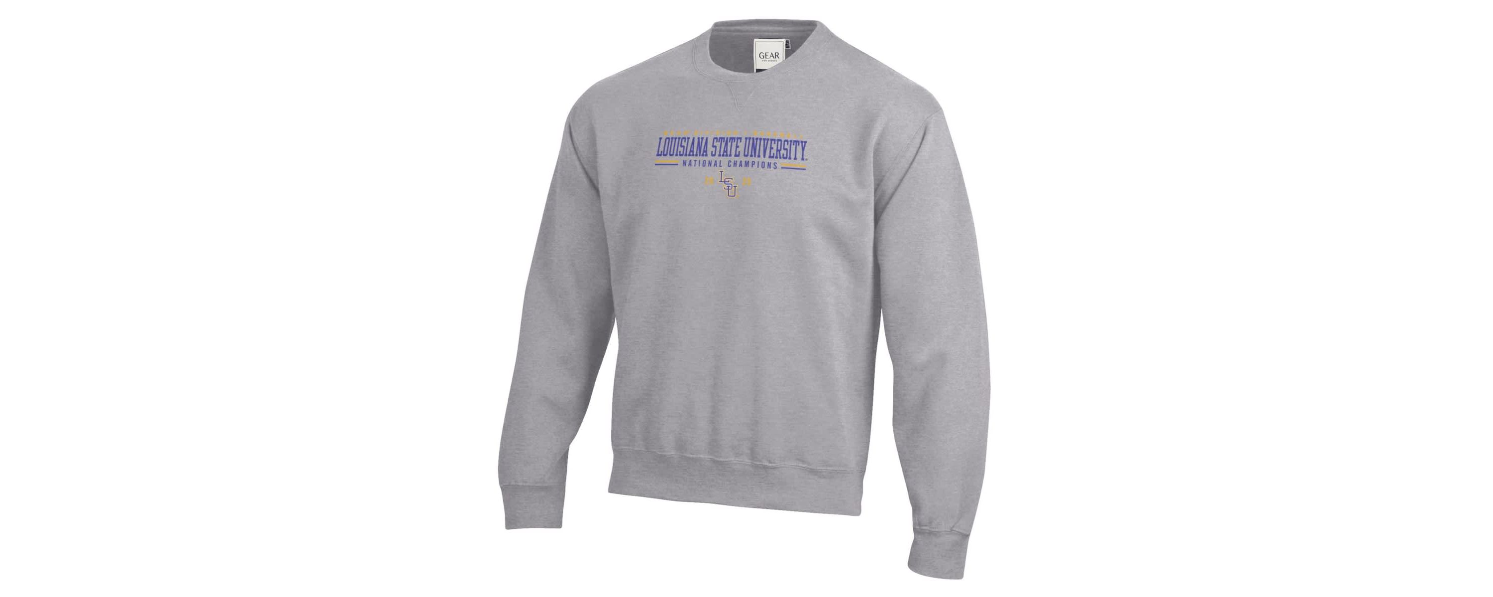 NCAA LSU Tigers 2025 NCAA Baseball NCAA World Series s Pullover Sweatshirt