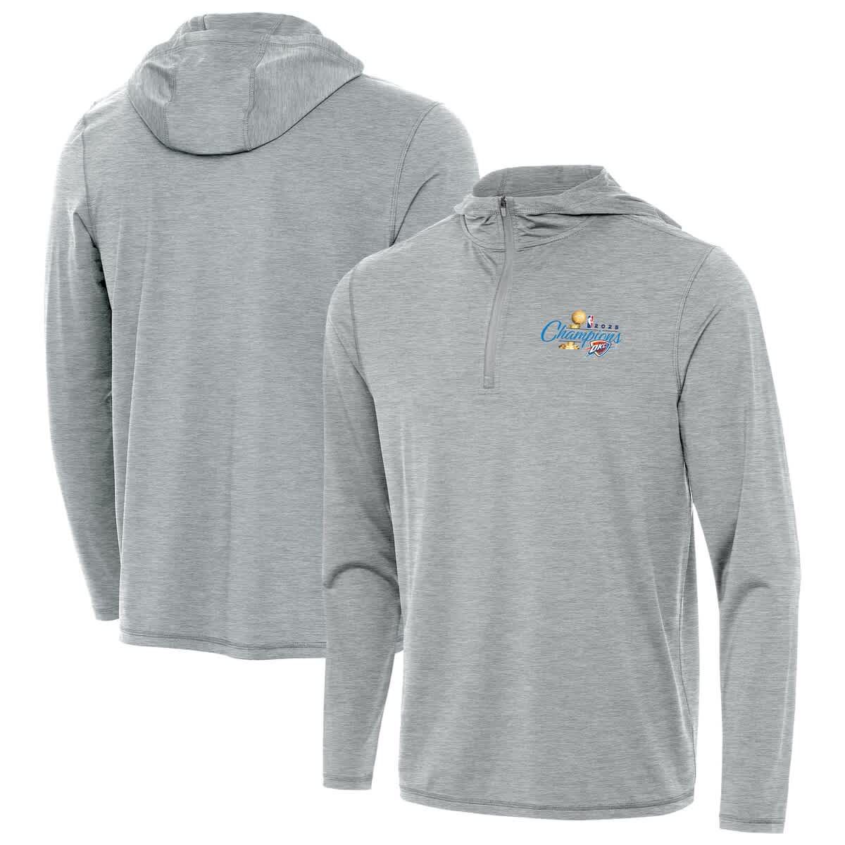 NBA Oklahoma City Thunder 2025 NBA Finals s Tidy Quarter-Zip Hoodie