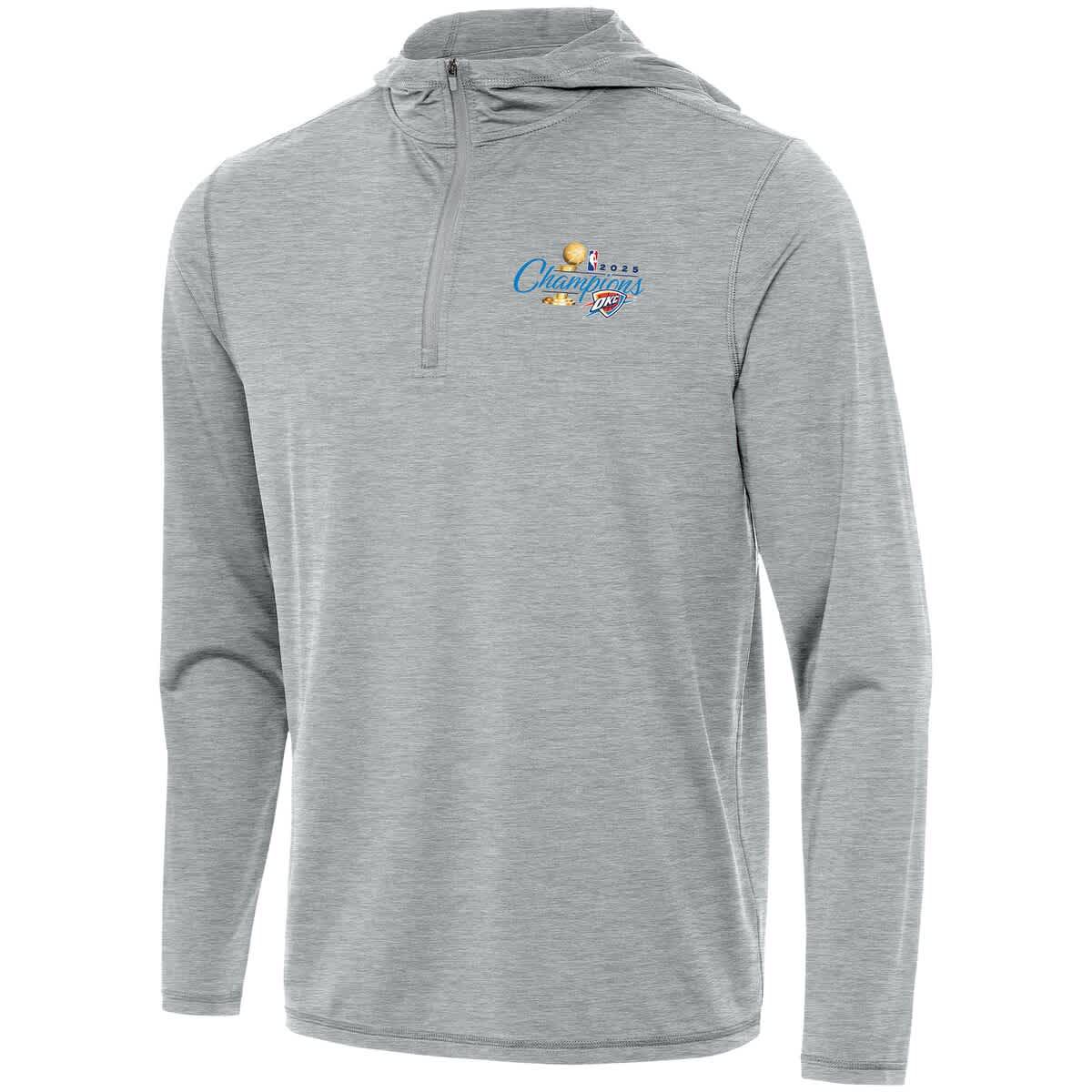 NBA Oklahoma City Thunder 2025 NBA Finals s Tidy Quarter-Zip Hoodie