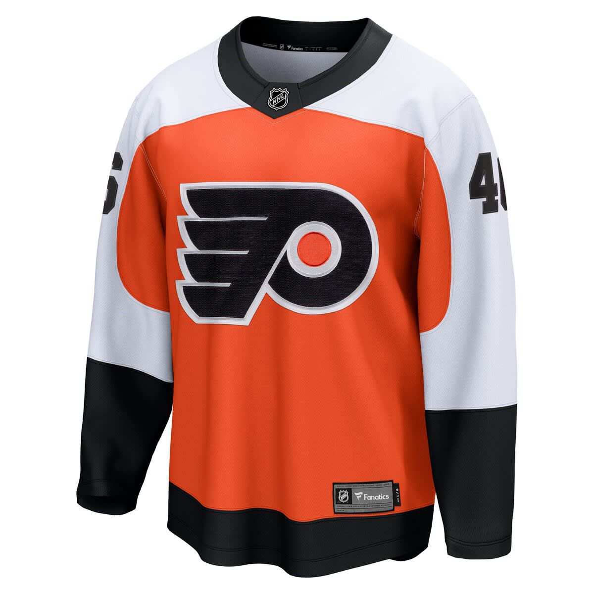 NHL Fanatics Trevor Zegras Philadelphia Flyers Home Breakaway Jersey