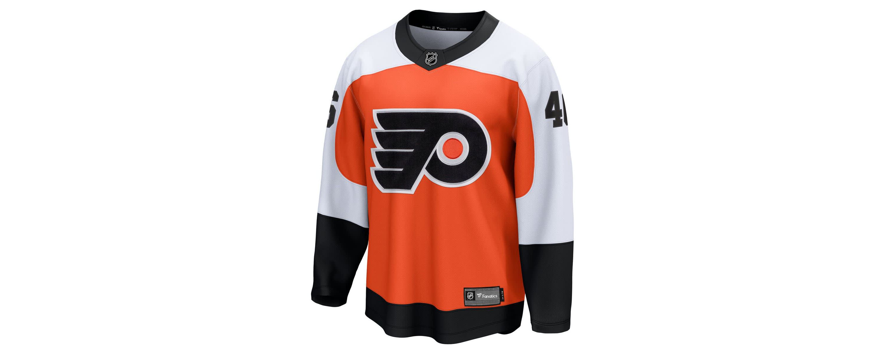NHL Fanatics Trevor Zegras Philadelphia Flyers Home Breakaway Jersey