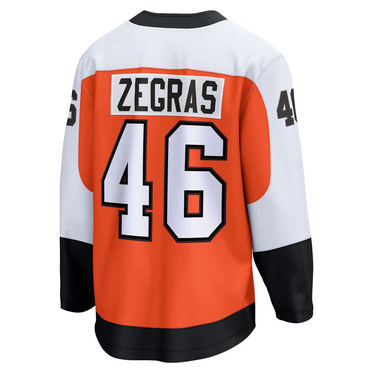 NHL Fanatics Trevor Zegras Philadelphia Flyers Home Breakaway Jersey