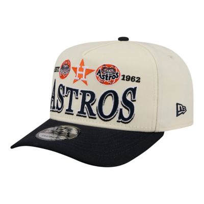 New Era Men's MLB Houston Astros Throwback Tri-Hit A-Frame 9FIFTY Adjustable Hat