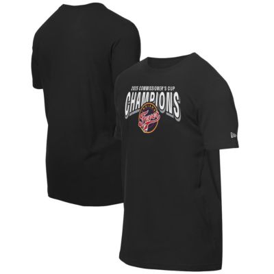 New Era WNBA Unisex Indiana Fever 2025 WNBA Commissioner's Cup s T-Shirt, Black, 2XL