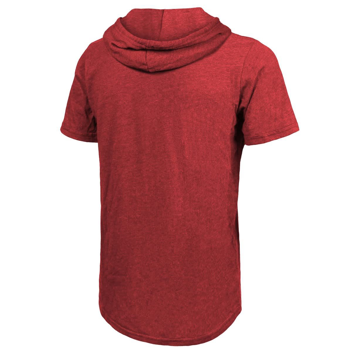 WNBA Unisex Indiana Fever Sideline Tri-Blend Hoodie T-Shirt