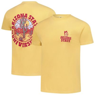 Image One Men's NCAA Arizona State Sun Devils Thick Lined Landscape T-Shirt, Gold, 3XL