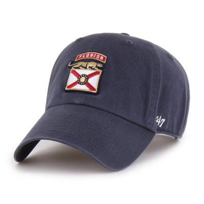 '47 Men's NHL Florida Panthers Alternate Logo Clean Up Adjustable Hat, Navy Blue