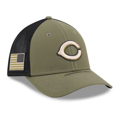New Era Men's MLB Cincinnati Reds 2026 Armed Forces Day 39THIRTY M-Crown Flex Hat