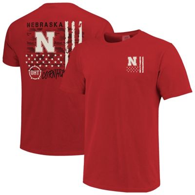 Image One Men's NCAA Nebraska Huskers OHT Overlay T-Shirt, Small