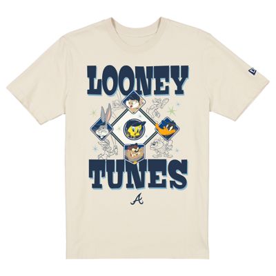 New Era Multi-Team MLB Unisex Atlanta Braves Looney Tunes T-Shirt, Large