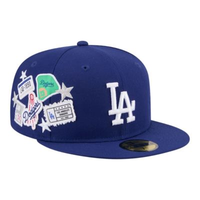 New Era Men's MLB Los Angeles Dodgers City Patch 59FIFTY Fitted Hat, 7 1/4