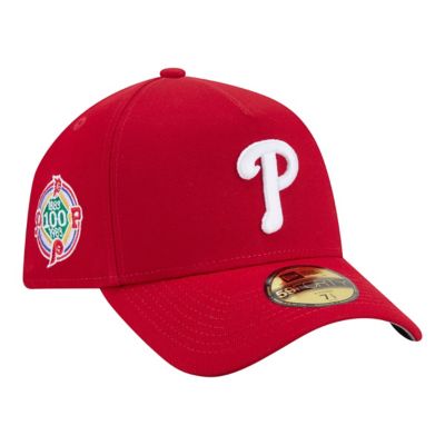 New Era Men's MLB Philadelphia Phillies A-Frame 59FORTY Fitted Hat, Red, 7 5/8