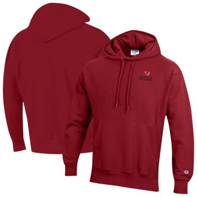 Champion Men's NCAA Denver Pioneers Reverse Weave Hoodie, Red, Medium