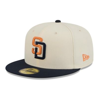 New Era Men's MLB Cream/Obsidian San Diego Padres 2026 City Connect 59FIFTY Fitted Hat, 7 5/8