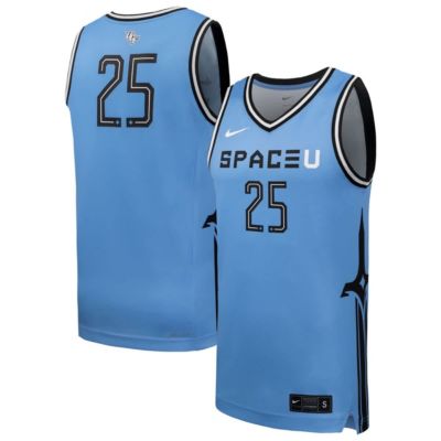 Men's NCAA Nike Light UCF Knights Space Game Replica Basketball Jersey, Light Blue, Small