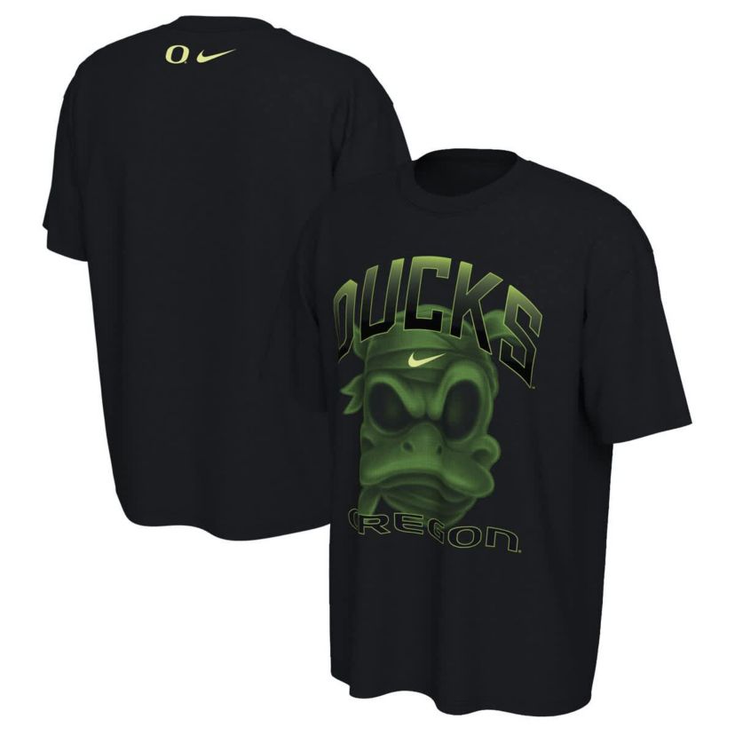 NCAA Nike Oregon Ducks Mummy Duck Glow In The Dark T-Shirt