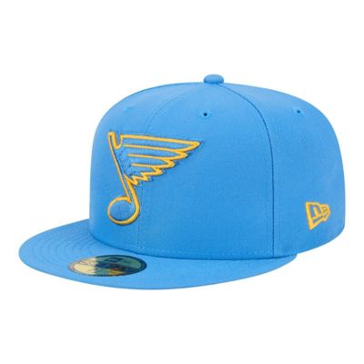 New Era Men's NHL Light St. Louis Blues Core 59FIFTY Fitted Hat, Light Blue, 8