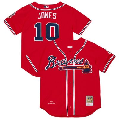 Mitchell & Ness Men's MLB Chipper Jones Atlanta Braves 2006 Cooperstown Collection Authentic Jersey
