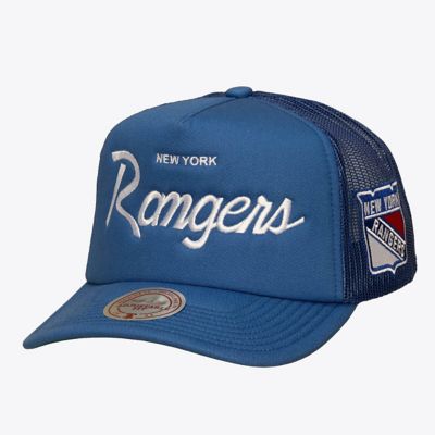 Mitchell & Ness Men's NHL New York Rangers Head Coach Trucker Adjustable Hat
