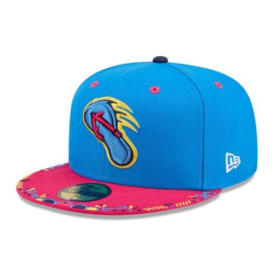 New Era Men's MiLB Blue/Pink San Antonio Missions 2026 Copa De La Diversion 59FIFTY Fitted Hat, Blue, 7 1/2