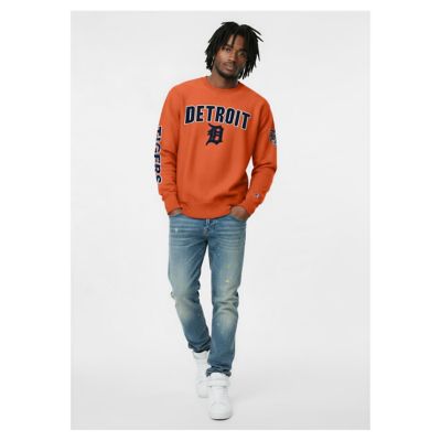 Champion Men's MLB Detroit Tigers Reverse Weave Chenille Sweatshirt