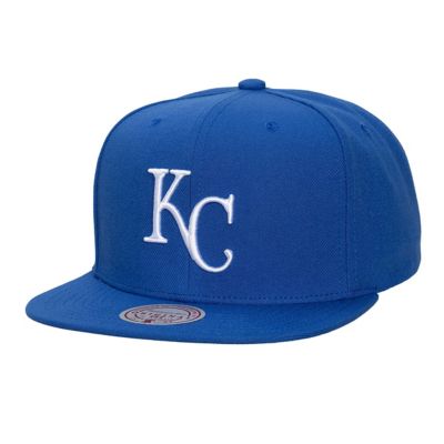 Mitchell & Ness MLB Unisex Kansas City Royals Side Logo Snapback Hat