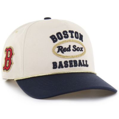 Stoney Clover Lane x '47 Men's Boston Red Sox MLB x Lane Natural/Navy Boston Sox Glitter Rope Hitch Adjustable Hat