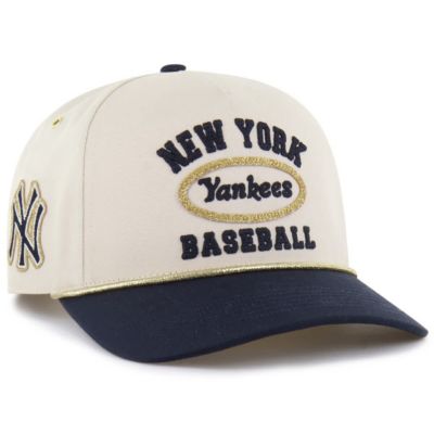 Stoney Clover Lane x '47 Men's MLB x Lane Natural/Navy New York Yankees Glitter Rope Hitch Adjustable Hat
