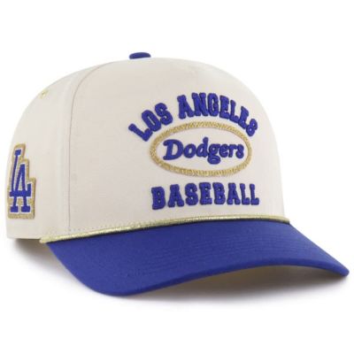 Stoney Clover Lane x '47 Men's MLB x Lane Natural/Royal Los Angeles Dodgers Glitter Rope Hitch Adjustable Hat