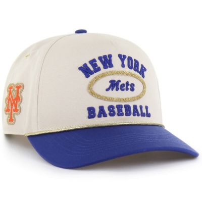 Stoney Clover Lane x '47 Men's MLB x Lane Natural/Royal New York Mets Glitter Rope Hitch Adjustable Hat