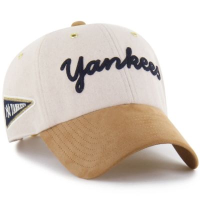 Stoney Clover Lane x '47 Men's MLB x Lane Natural/Tan New York Yankees Script Charm Clean Up Adjustable Hat