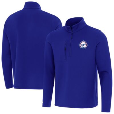 Antigua Men's MLB Los Angeles Dodgers Back-to-Back World Series s Insider Quarter-Zip Pullover