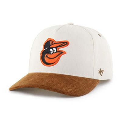 Carhartt x '47 Men's MLB Carhartt x Natural/Brown Baltimore Orioles Undyed Relaxed Hitch Adjustable Hat