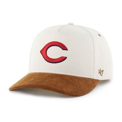 Carhartt x '47 Men's MLB Carhartt x Natural/Brown Cincinnati Reds Undyed Relaxed Hitch Adjustable Hat