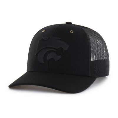 Carhartt x '47 Men's NCAA Carhartt x Kansas State Wildcats Trucker Adjustable Hat, Black
