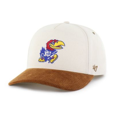 Carhartt x '47 Men's NCAA Carhartt x Natural/Brown Kansas Jayhawks Undyed Relaxed Hitch Adjustable Hat