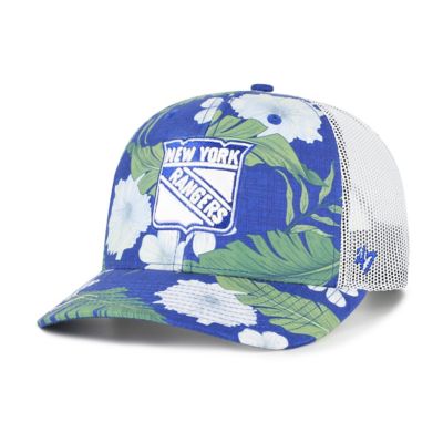 '47 Men's NHL Royal/White New York Rangers Beach Side Adjustable Trucker Hat