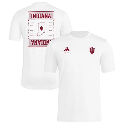adidas Men's NCAA Indiana Hoosiers Locker Football Icon AEROREADY Pre-Game T-Shirt
