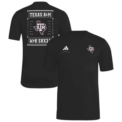 adidas Men's NCAA Texas A&M Aggies Locker Football Icon AEROREADY Pre-Game T-Shirt