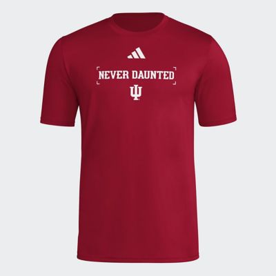 adidas Men's NCAA Indiana Hoosiers Locker Slogan Football Pre-Game T-Shirt