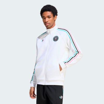 adidas Originals Men's MLS Originals Inter Miami CF Icon Full-Zip Track Jacket