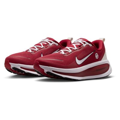 Men's NCAA Nike Oklahoma Sooners Vomero 18 Running Shoes, Red