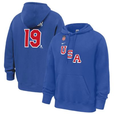 Men's World Hockey Nike Matthew Tkachuk US Hockey 2026 Name & Number Hoodie, Small