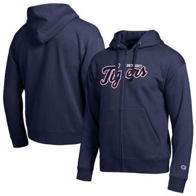 Champion Men's MLB Detroit Tigers All-Star Wordmark Full-Zip Hoodie