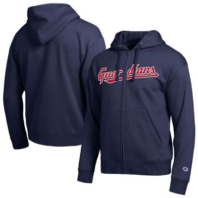 Champion Men's MLB Cleveland Guardians All-Star Wordmark Full-Zip Hoodie