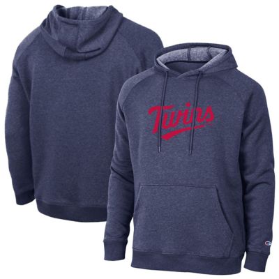 Champion Men's MLB Minnesota Twins Triumph Tri-Blend Raglan Hoodie