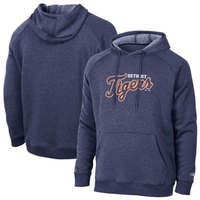 Champion Men's MLB Detroit Tigers Triumph Tri-Blend Raglan Hoodie